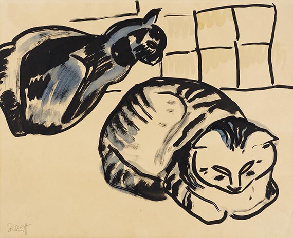 Schmidt-Rottluff, Karl - Brush and India ink