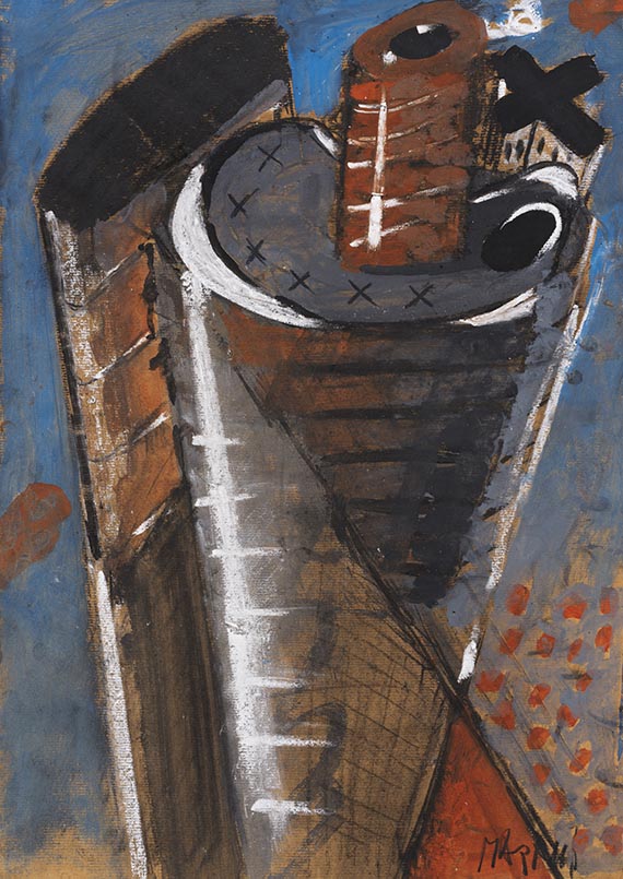 Lüpertz, Markus - Mixed media