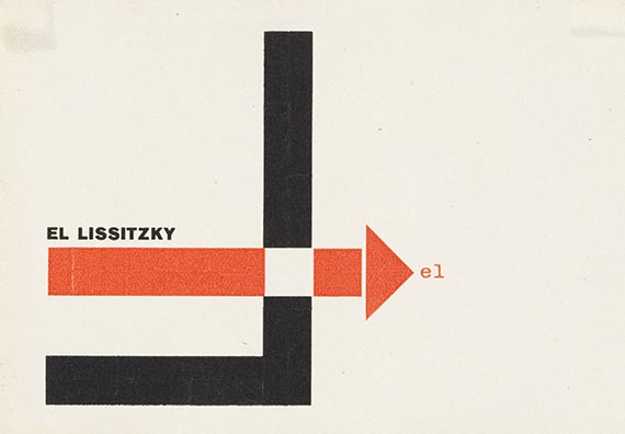 El Lissitzky - Lithograph in colors