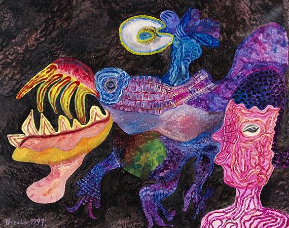 Ursula Schultze-Bluhm - Oil on canvas