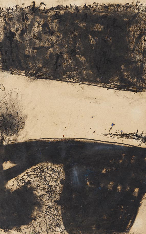 Damisch, Gunter - Charcoal drawing