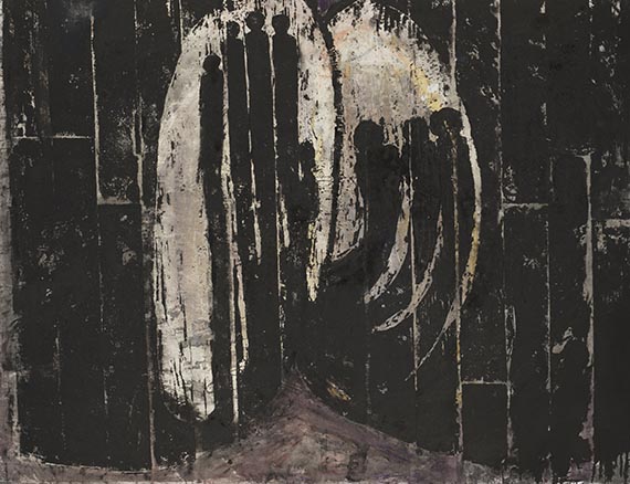 Kluge, Gustav - Mixed media on canvas