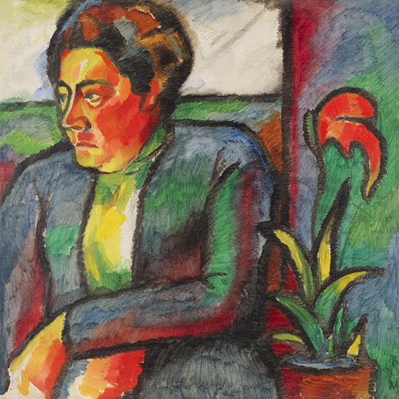 Davringhausen, Heinrich Maria - Portr&auml;t der Mutter