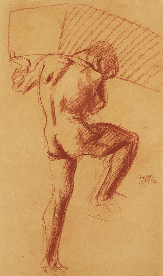 Stuck, Franz von - Studie zu Sisyphos
