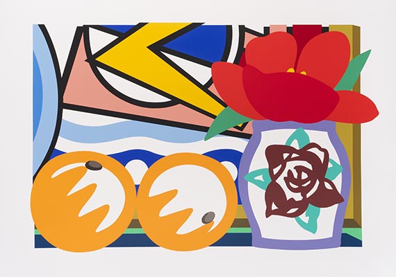 Wesselmann, Tom - Still Life with Lichtenstein and Two Oranges