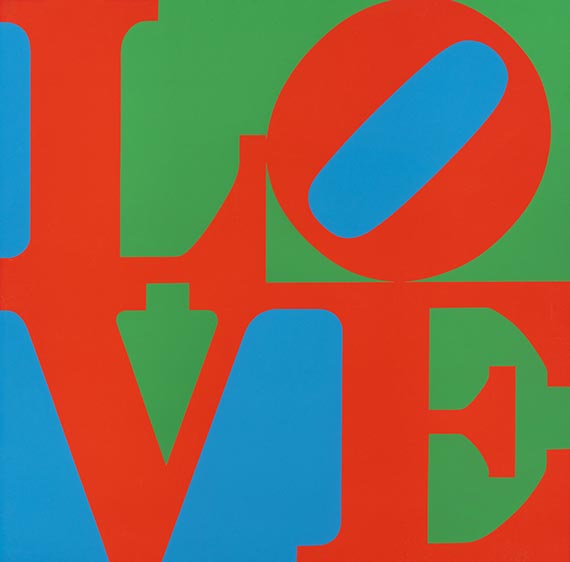 Robert Indiana - Silkscreen in colors