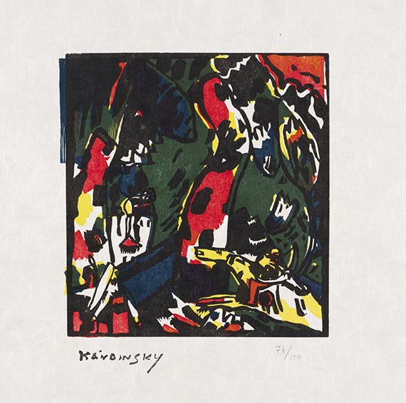 Wassily Kandinsky - Woodcut in colors