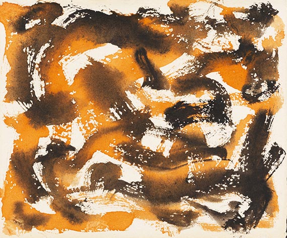 Günther Uecker - Watercolor