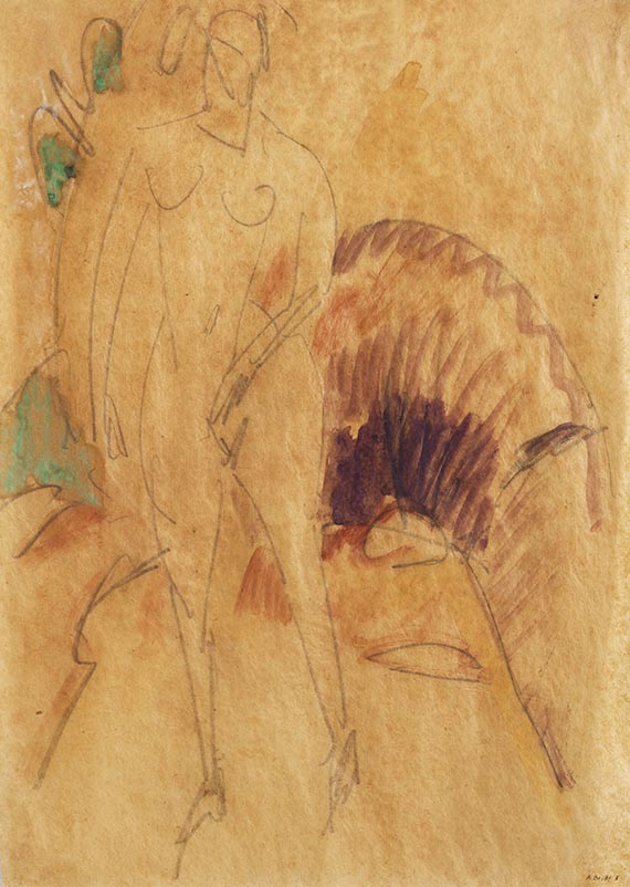 Kirchner, Ernst Ludwig - Pencil