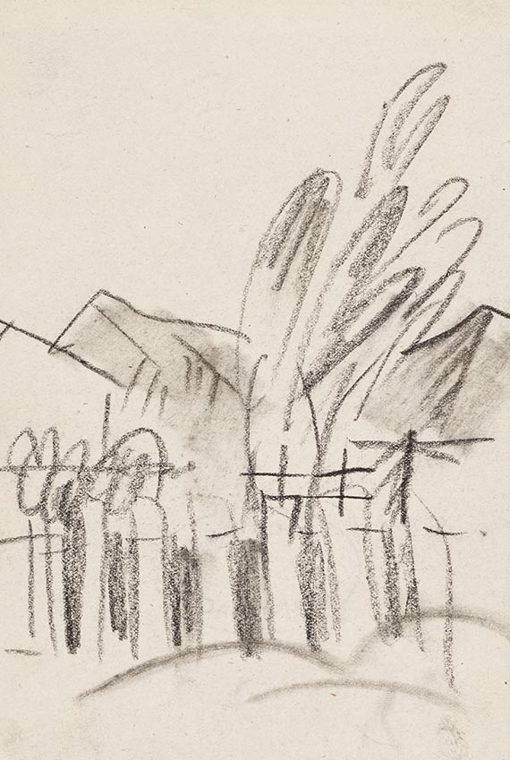 August Macke - Charcoal