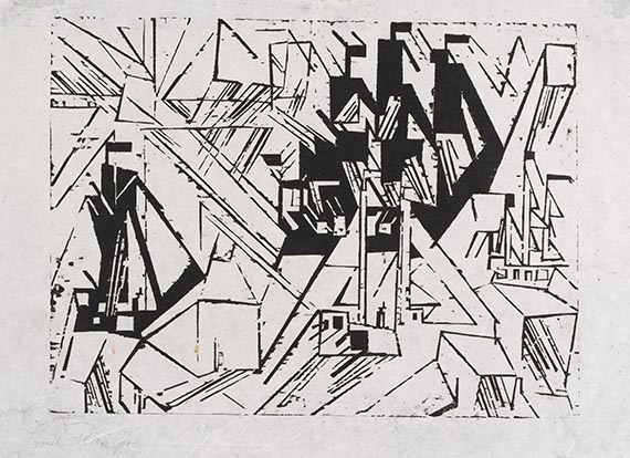 Lyonel Feininger - Woodcut
