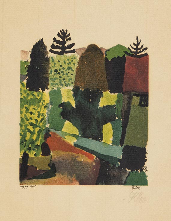 Paul Klee - Lithograph in colors