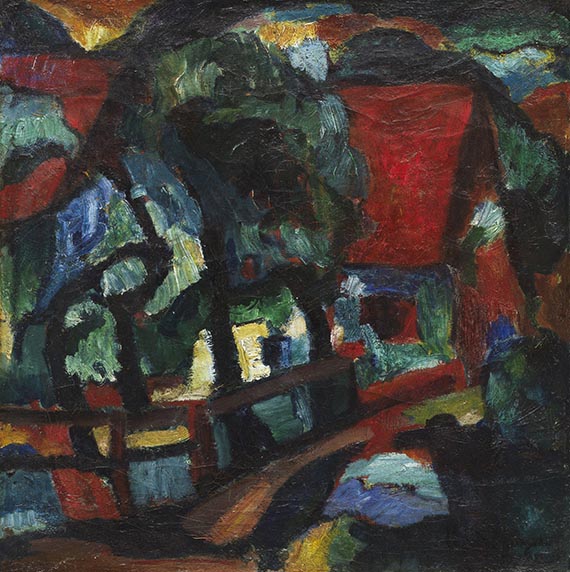 Viegener, Eberhard - Haus in B&auml;umen