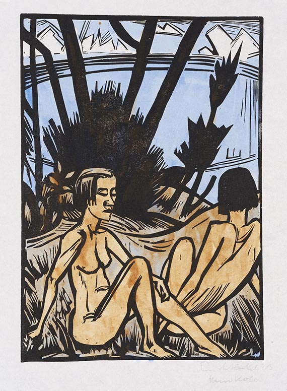 Heckel, Erich - Woodcut