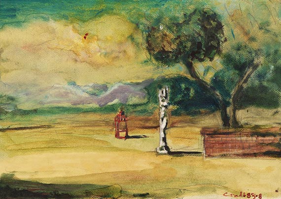 Condo, George - Ohne Titel (Landschaft mit Figuren)