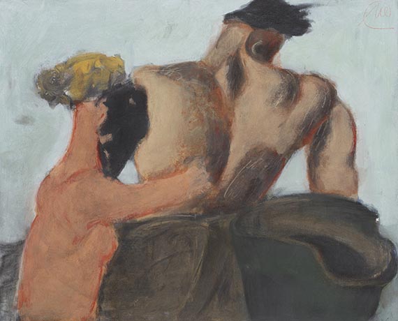 L&uuml;pertz, Markus - Oil on canvas