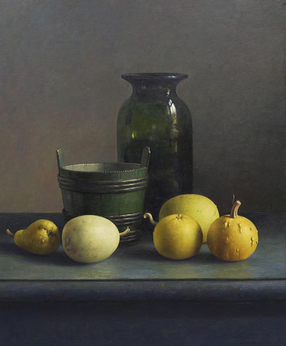 Helmantel, Henk - Oil on cardboard