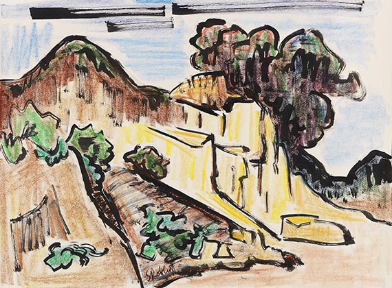 Karl Schmidt-Rottluff - Chalks