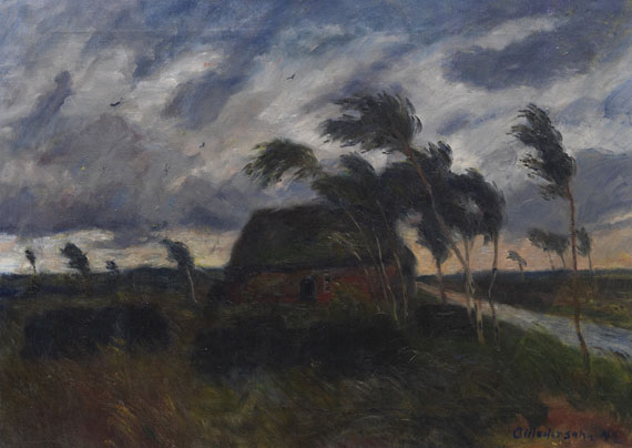 Otto Modersohn - Oil on canvas